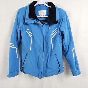 Descente Snowboarding Jacket in Blue - Size 10